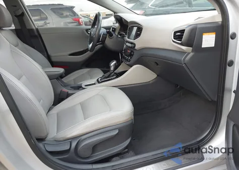 2018 Hyundai Ioniq Hybrid Limited из США, поврежденный, VIN KMHC85LC0JU102199